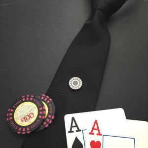 "All In" Magnetic Tie Clip / Pin